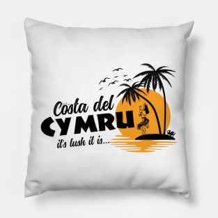 Costa Del Cymru Pillow