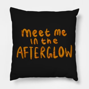 Meet Me In The Afterglow Sticker Pillow