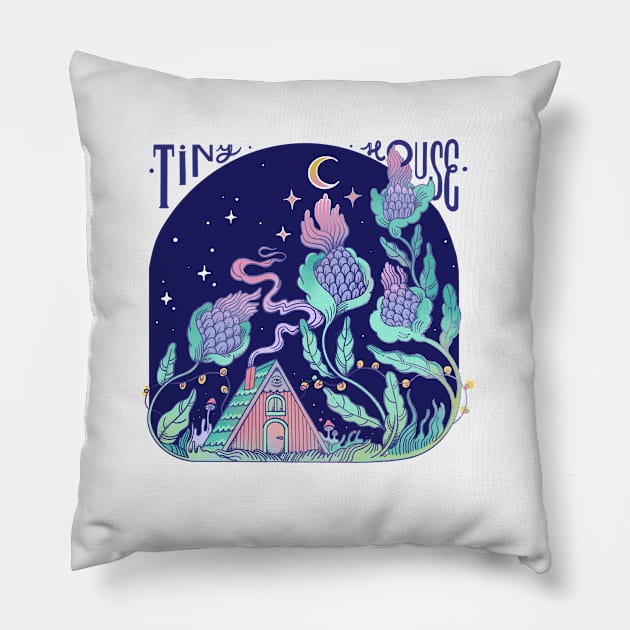 Tiny house Pillow by Paolavk