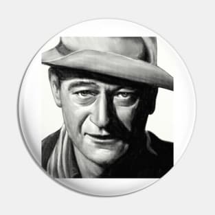 John Wayne Portrait Pin