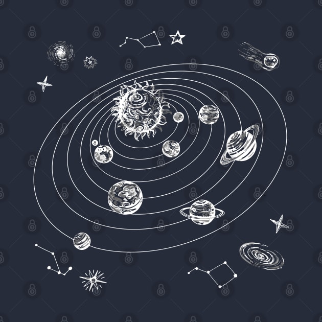 solar system by Lamink