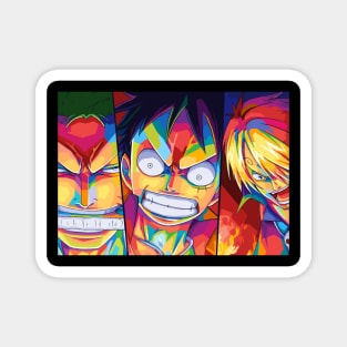 One Piece Zoro x Luffy x Sanji Magnet