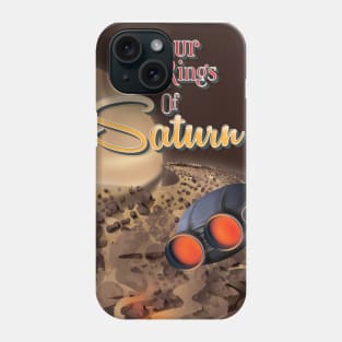 Tour the Rings of Saturn Phone Case