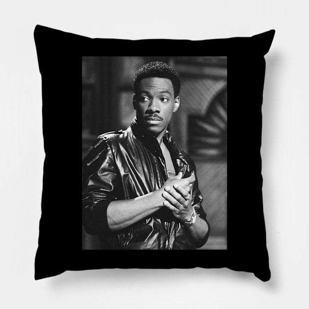 Retro Eddie Pillow by Defective Cable 