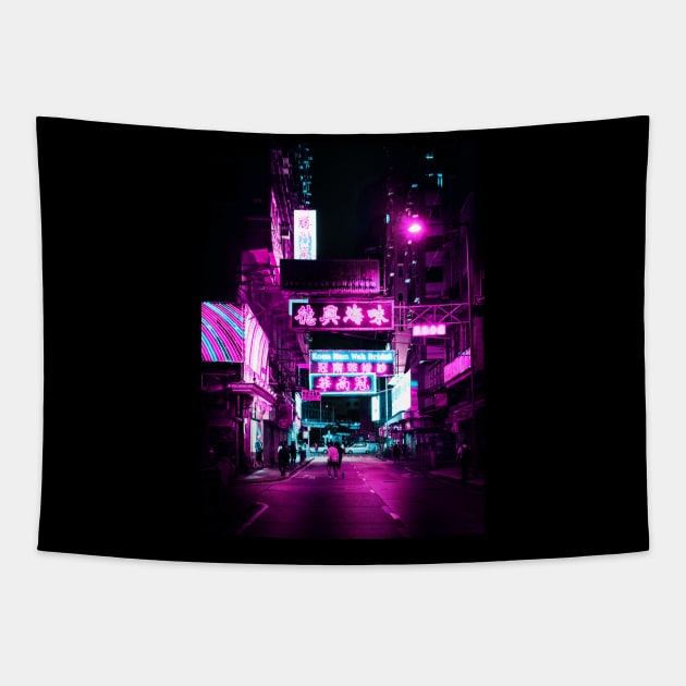 Cyberpunk Tapestry by saufahaqqi