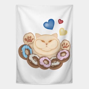 Fat cat sweet tooth Tapestry