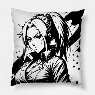 Anime Girl In Office Uniform 10 Pillow