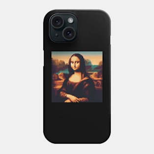 Pixelated Mona Lisa Phone Case