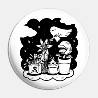 Spectral Gardener Haunted Garden Design Pin