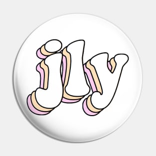 jesus loves you (peach) Pin