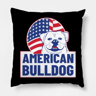 American Bulldog Pillow