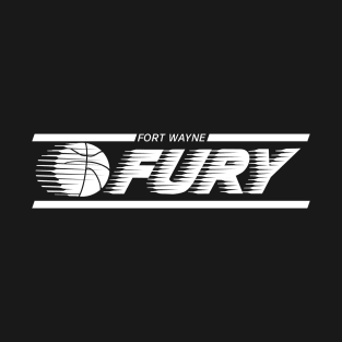 Defunct Fort Wayne Fury CBA Basketball T-Shirt