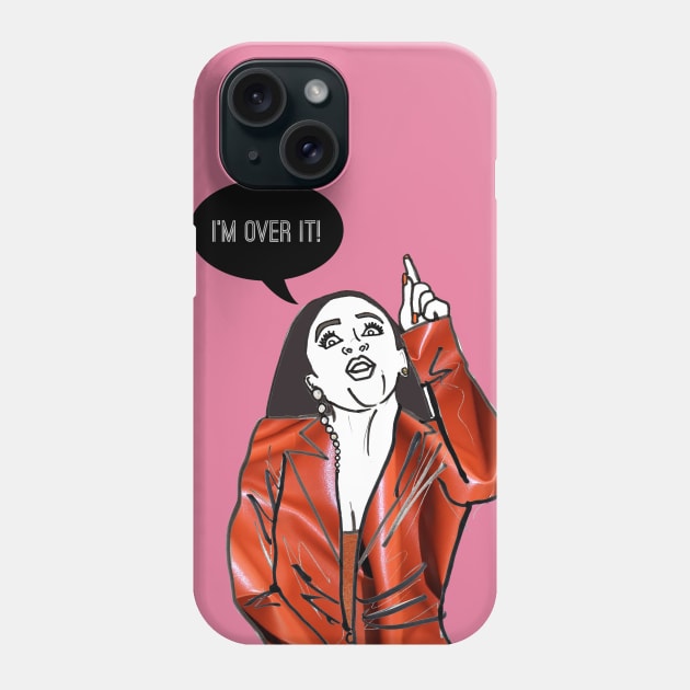 Over It Phone Case by Katsillustration