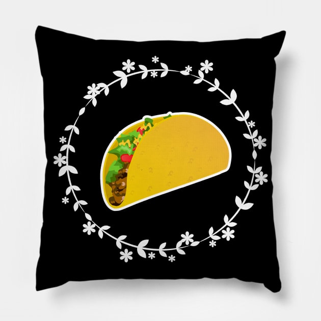 Cute Taco Pillow by LunaMay