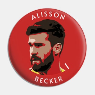 Alisson Becker LFC Liverpool FC Pin