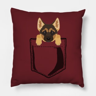 Pocket German Shepherd Pillow