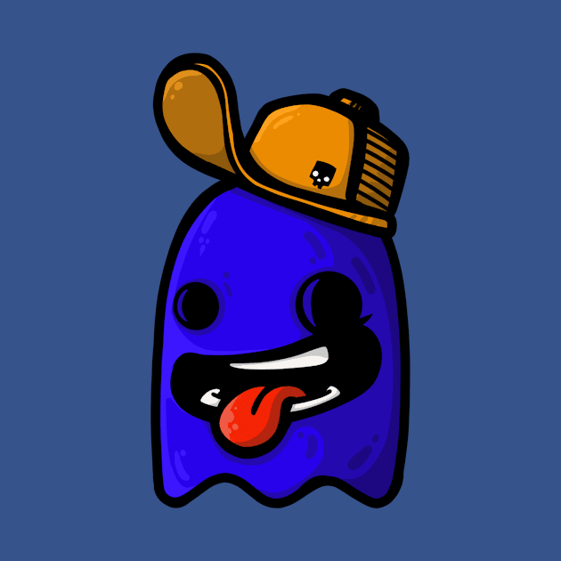 blue ghost with cap by manuvila