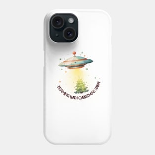 Beaming with Christmas spirit Phone Case