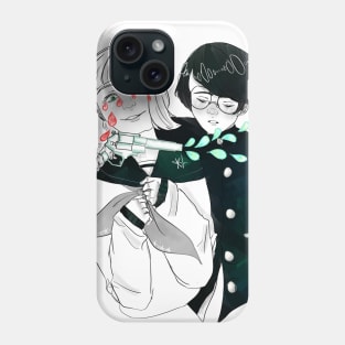 School Girl & Boy Phone Case