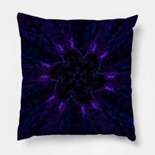 Purple Daisy Floral Print Pillow