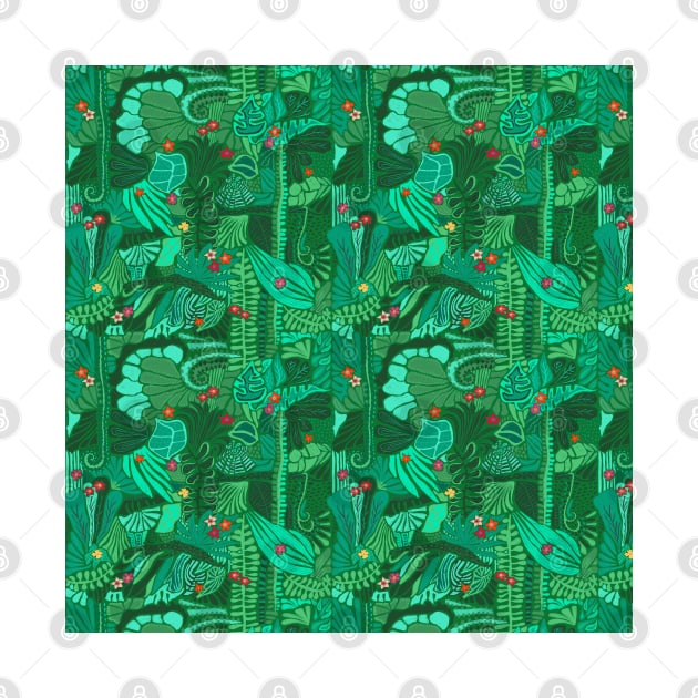 Tropical Forest Green by Sandra Hutter Designs