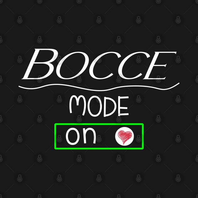 Bocce mode - on by safoune_omar