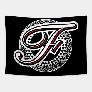 Letter F Tapestry