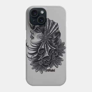 @341tattoos logo on front  Gypsy Girl Phone Case