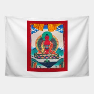 Amitabha Buddha Tibetan Buddhist Thangka Reproduction Tapestry