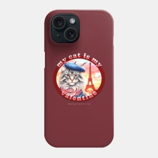 My Cat Is My Valentine Maine Coon Life 02M Phone Case