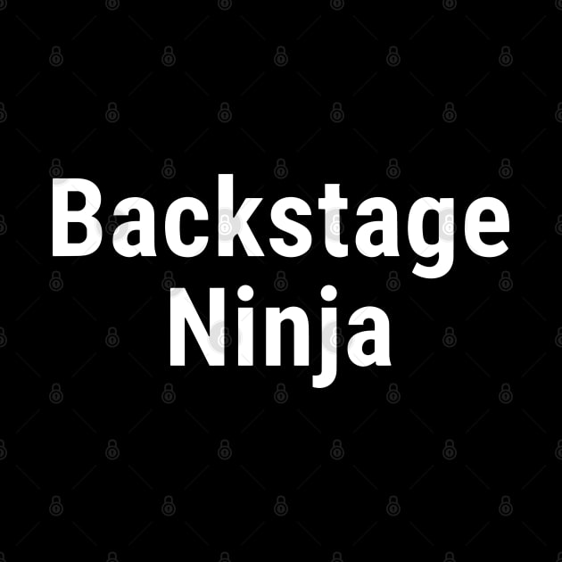 Backstage Ninja White by sapphire seaside studio