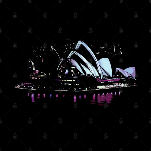 Sydney Opera House Retrofuture by StupidHead