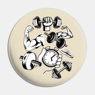 fitness, gym lover, workout Pin