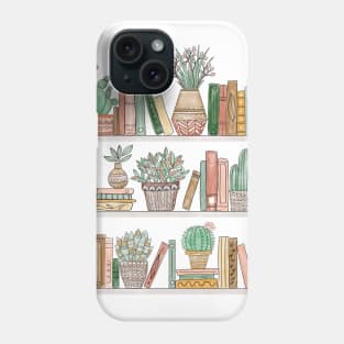 Books and Potted Plants Phone Case