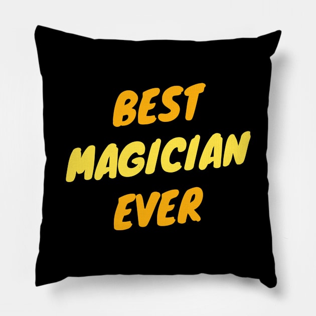 Best Magician Ever Pillow by divawaddle