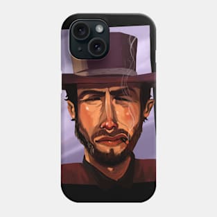 smoking cowboy Phone Case