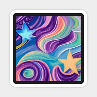 Stars and Rainbows Magnet