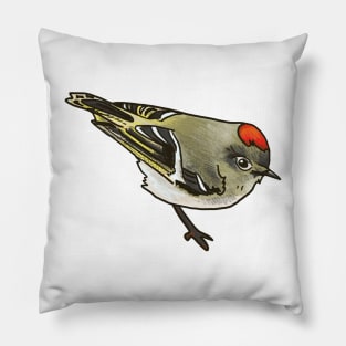 Ruby-crowned Kinglet Pillow