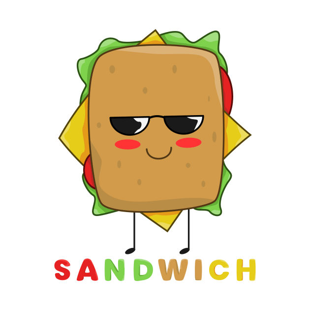 Sandwich with Glasses by Hygra Creative