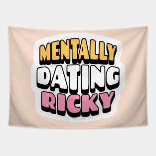 Zero base one zb1 mentally dating ricky typography zerose kpop | Morcaworks Tapestry