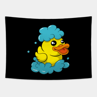 Cute Bath Duck Funny Soap Maker Tapestry