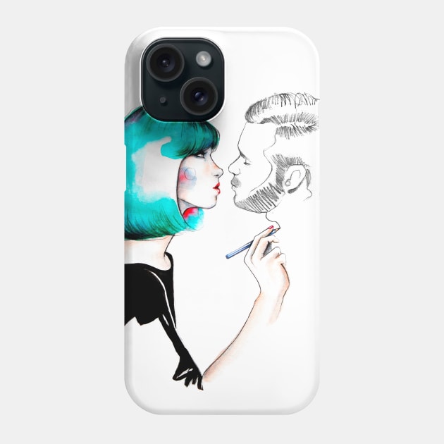 Kiss Me Phone Case by InaStanimirova