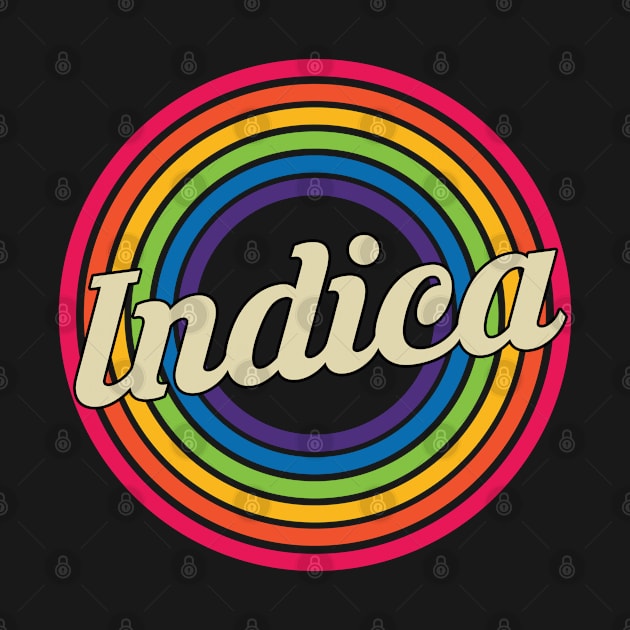 Indica - Retro Rainbow Style by MaydenArt