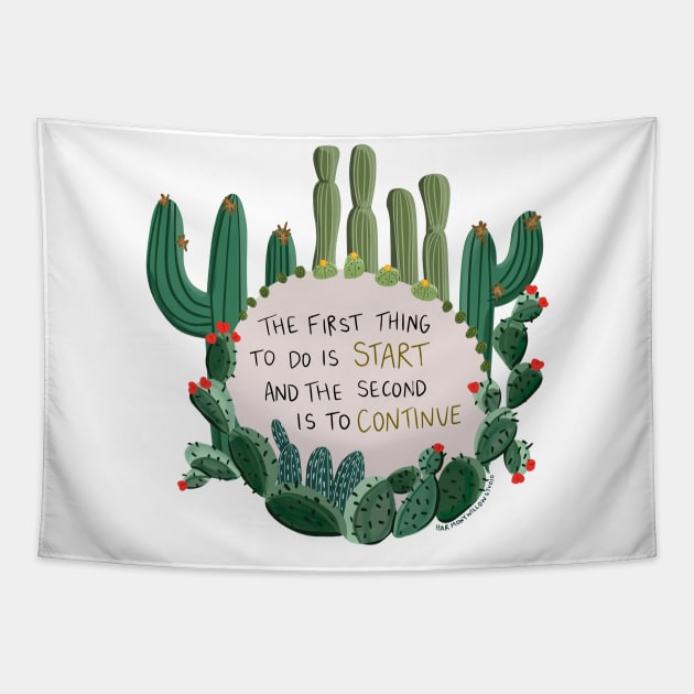 The first thing Tapestry by Harmony Willow Studio