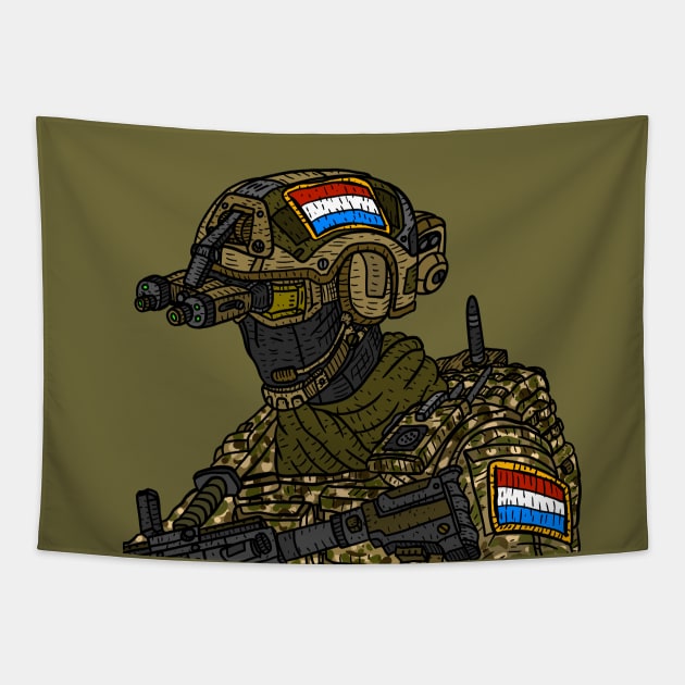 NLD, dutch special forces. commando. Royal Netherlands army. Tapestry by JJadx