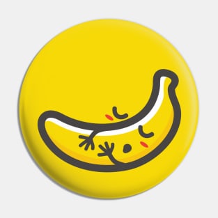Cute Banana Cartoon Sleeping Pin