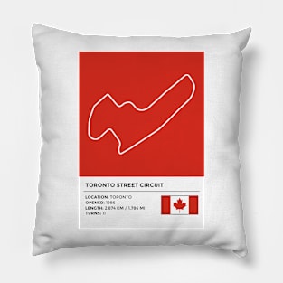 Toronto Street Circuit [info] Pillow