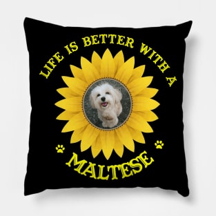 Maltese Lovers Pillow