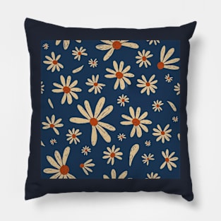 Daisy flower pattern Pillow
