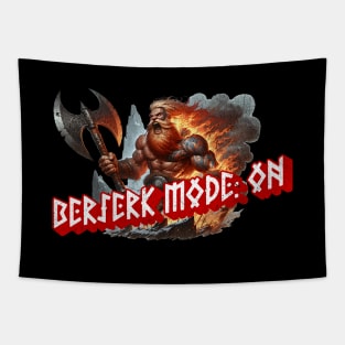 Berserk mode: on | Valhalla Berserker Viking Tapestry